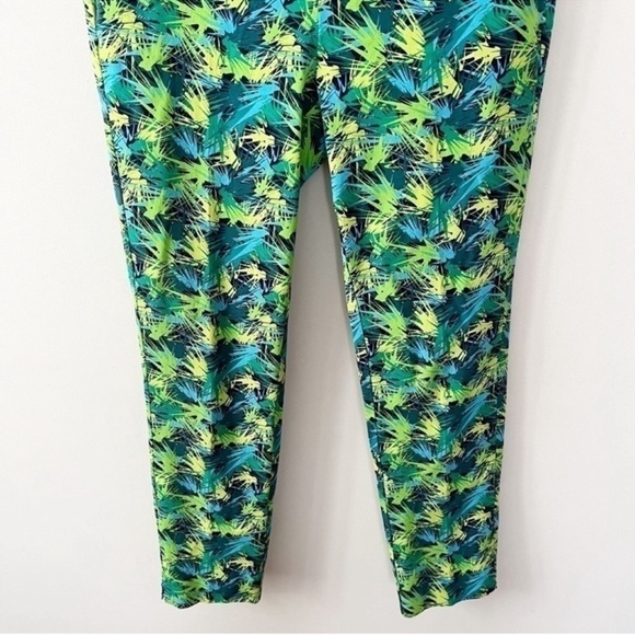 Soft Surroundings Pull-on Palmas Skinny Ankle Pants Small Green Superla Stretch - Picture 3 of 9